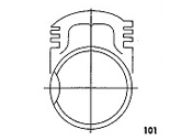 活塞頭形 101-120 汽柴油車種引擎活塞製造、銷售、OEM代工
