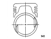 活塞頭形 141-160 汽柴油車種引擎活塞製造、銷售、OEM代工