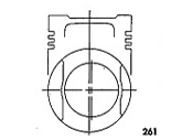 活塞頭形 261-280 汽柴油車種引擎活塞製造、銷售、OEM代工