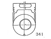 活塞頭形 341-360 汽柴油車種引擎活塞製造、銷售、OEM代工
