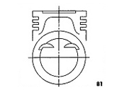 活塞頭形 81-100 汽柴油車種引擎活塞製造、銷售、OEM代工